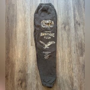 YoungLA Brown Young Ambitious Club Joggers